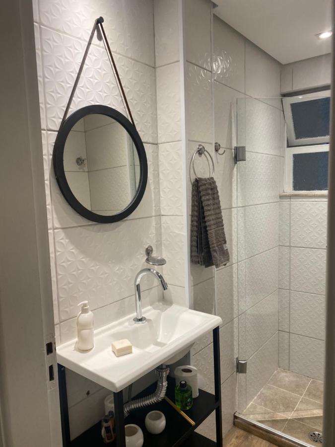Apartamento Agradavel Em Santos Na Rua Da Praia. Kültér fotó